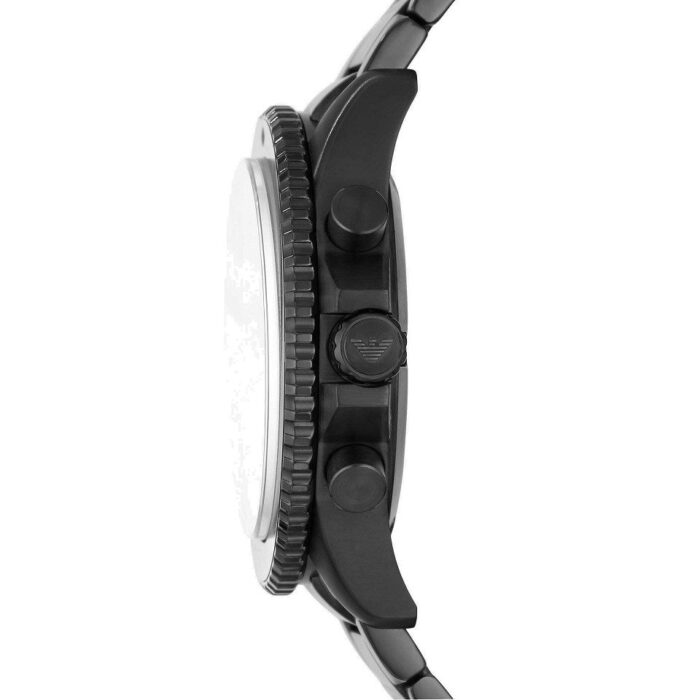 Emporio Armani Men's AR11363 Black Stainless Steel Chronograph Watch - Image 3